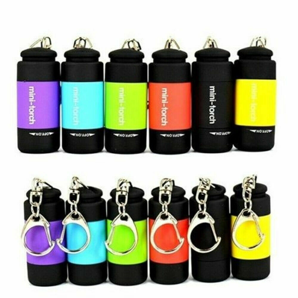 Đèn pin USB mini kiểu móc khóa chống thấm nước