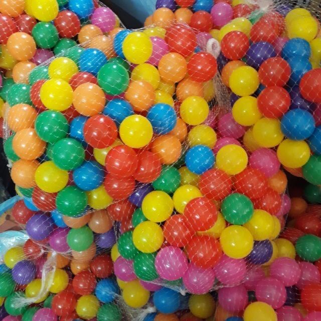 Túi 100 quả bóng nhựa cho bé [ hàng có sẵn]