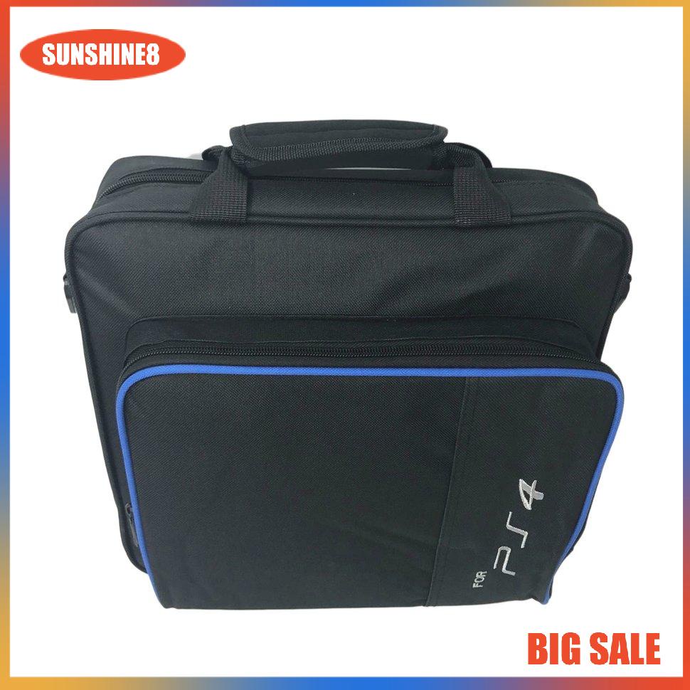 【SUN】Game Console Storage Bag Shoulder Bag Travel Case for PS4 Console Accessories