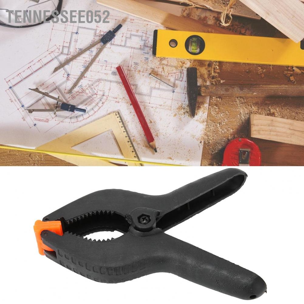Tennessee052 6in Spring Clamp Plastic Nylon Woodworking Fixture Accessory Home Improvement