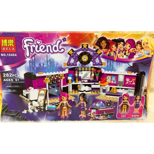 Lego friend Bela 10404 Xếp hình Cuộc Thi Trang Điểm Ngôi Sao VIP Livi