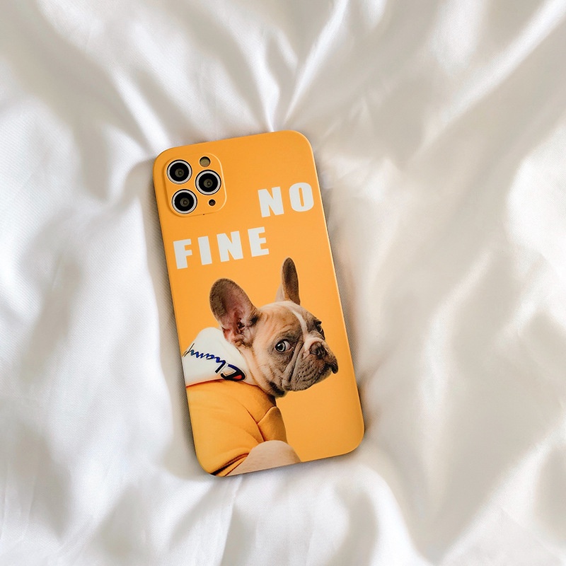 Ốp Điện Thoại Hình Chú Chó Màu Vàng Chống Sốc Cho Iphone 13 Pro 11 Pro Max Xr 6s 7 8 Plus 12 Mini 14 Pro Xs Max