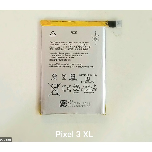 Pin zin điện thoại Google Pixel 3 XL, Pin GG Pixel 3XL Zin