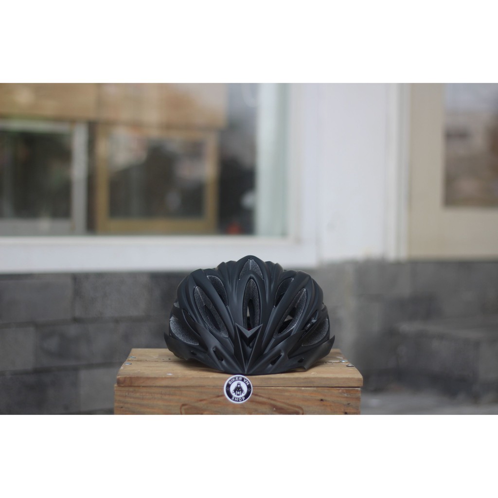 Mũ bảo hiểm KIHO đen nhám, gọn nhẹ, chất lượng, chính hãng, bảo hành 1 năm tại Biker VN Shop