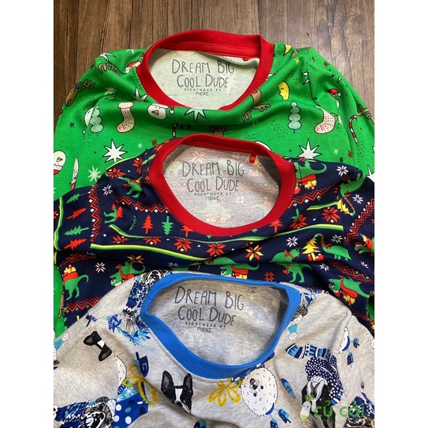 Bộ cotton bozip dài tay N.E.XT bé trai B34