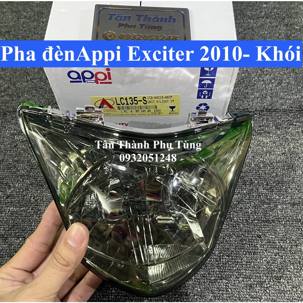 Pha đèn Appi Exciter 2010 - Màu Khói hàng Malai