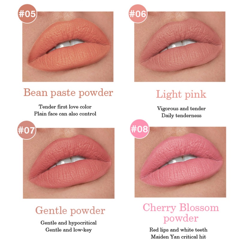 Set 12 Son Bút Chì Màu Lì Sắc Tố Cao Lâu Trôi Kèm Đồ Chuốt YOUYO