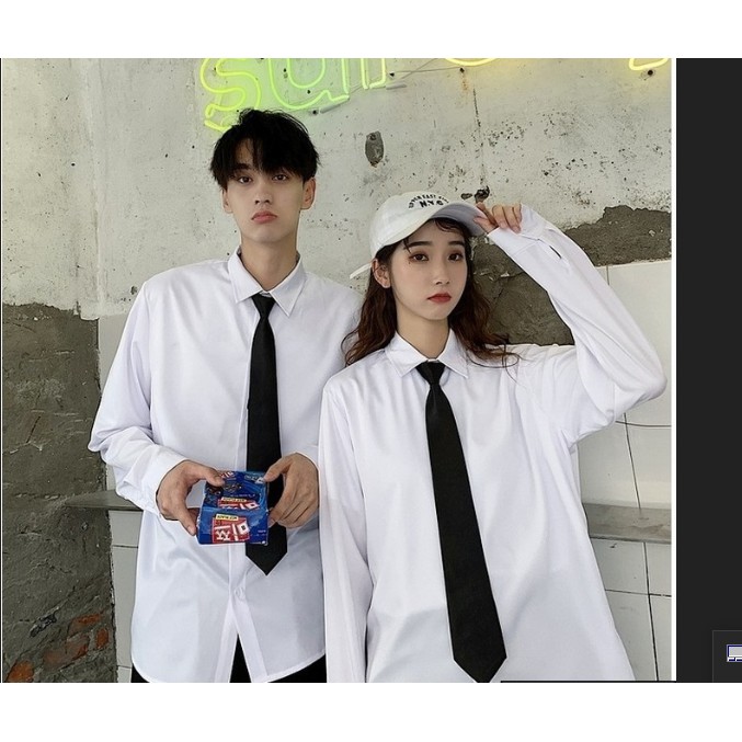Áo Sơ Mi Trắng Dài Tay Phong Cách Thời Trang Hàn Quốc Siêu Hot | BigBuy360 - bigbuy360.vn