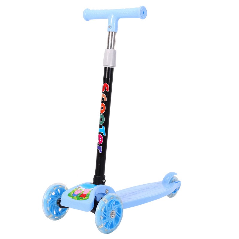 Xe Trượt Scooter 💝 BÁN GIÁ GỐC 💝 Xe Scooter Cao Cấp Cho Bé 2-8 Tuổi 3 Bánh Có Đèn LED Gấp Gọn Bền Đẹp 2020