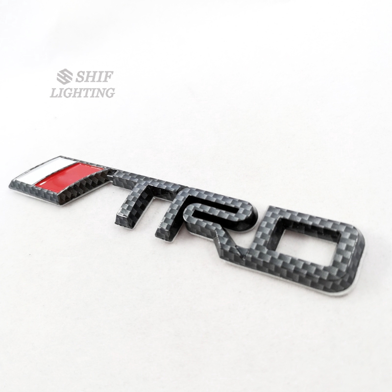 1 Logo Carbon Dán Trang Trí Xe Hơi Toyota Trd Logo