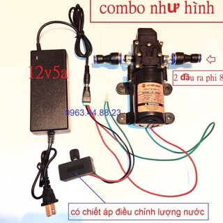 Máy bơm nước mini 12v áp lực cao -