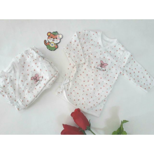 Áo hột gà cho bé từ 0-6 tháng