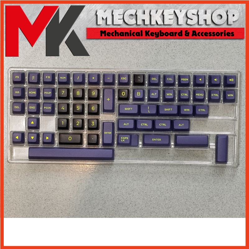 Bộ keycap FSA Night Black PBT Double shot cho bàn phím cơ