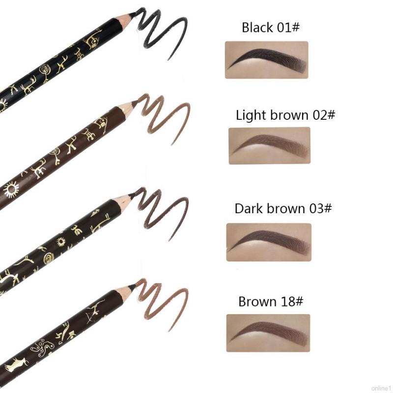 [Hàng mới về] Bút chì kẻ lông mày chống nước với dụng cụ chuốt chuyên nghiệp | BigBuy360 - bigbuy360.vn