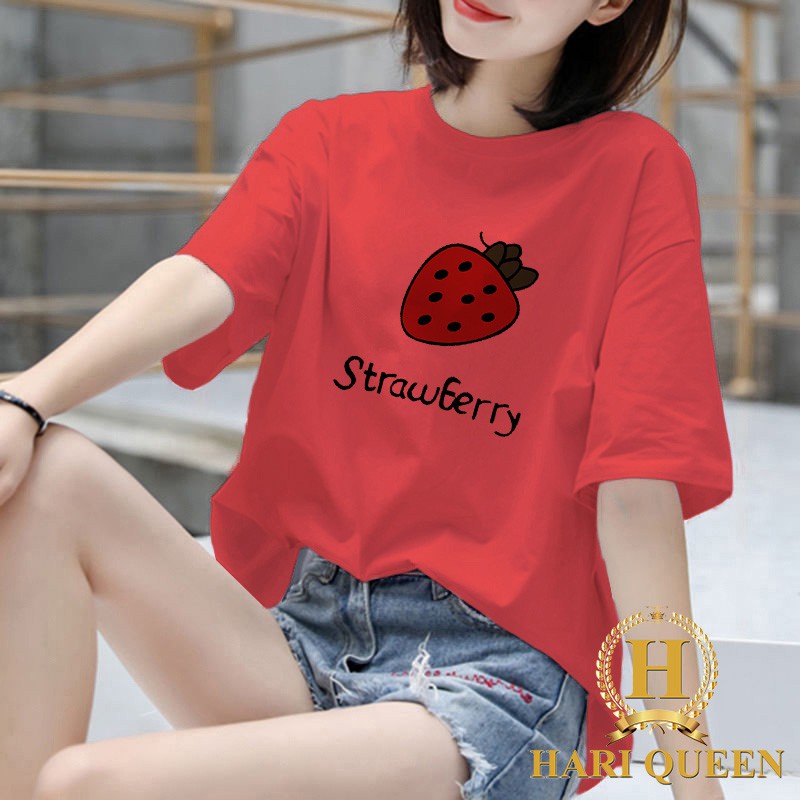 Áo phông quả dâu tây Straw HARI0520