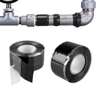 1 Cuộn băng keo silicon tự dính áp cao sửa chữa đường ống dẫn nước trong vườn 2.5cm x 1.5m