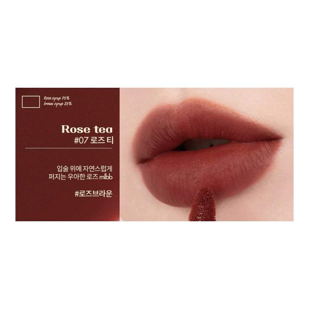Son Kem Lì ROMAND Milk Tea Velvet Tint Ver.02