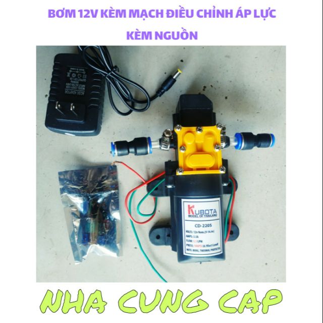 BƠM 12V FULL MẠCH NGUỒN