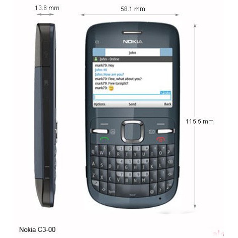 [Siêu rẻ]  Điện thoại độc cổ NOKIA C3-00 giá rẻ chính hãng máy đẹp-Bảo hành 12 tháng