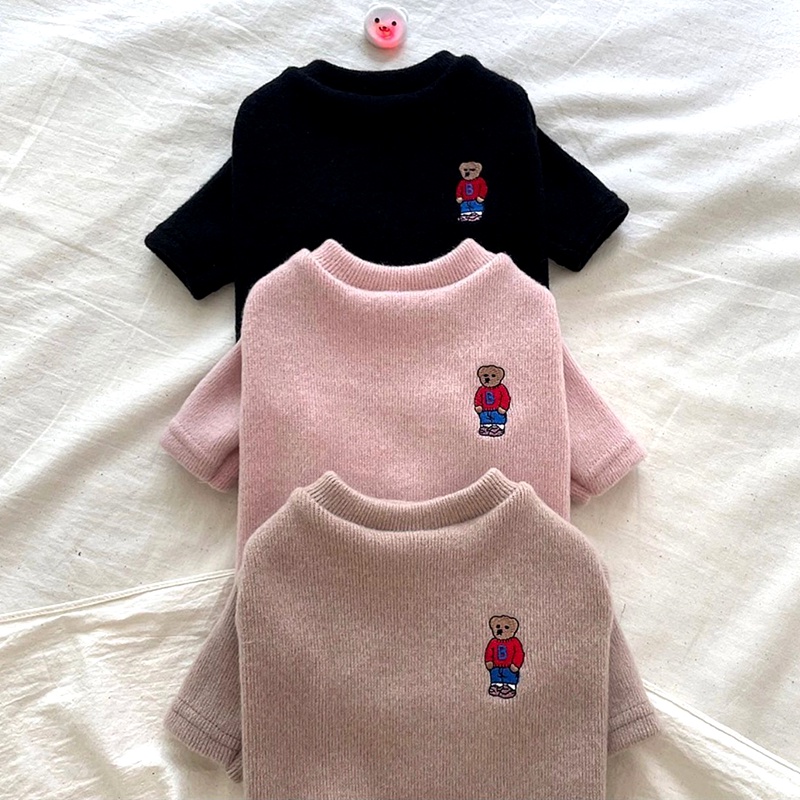 Áo Thun Thu Đông Phong Cách Mới Cho Thú Cưng Chó Poodle Bichon Schnauzer Pomeranian