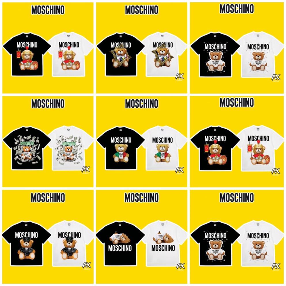 Áo Thun Moschino  - Gấu Teddy Full Mẫu Hàng Cao Cấp Vải Cotton 100%