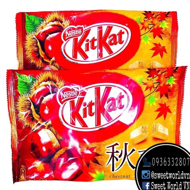 Kitkat hạt dẻ - Nhật Bản