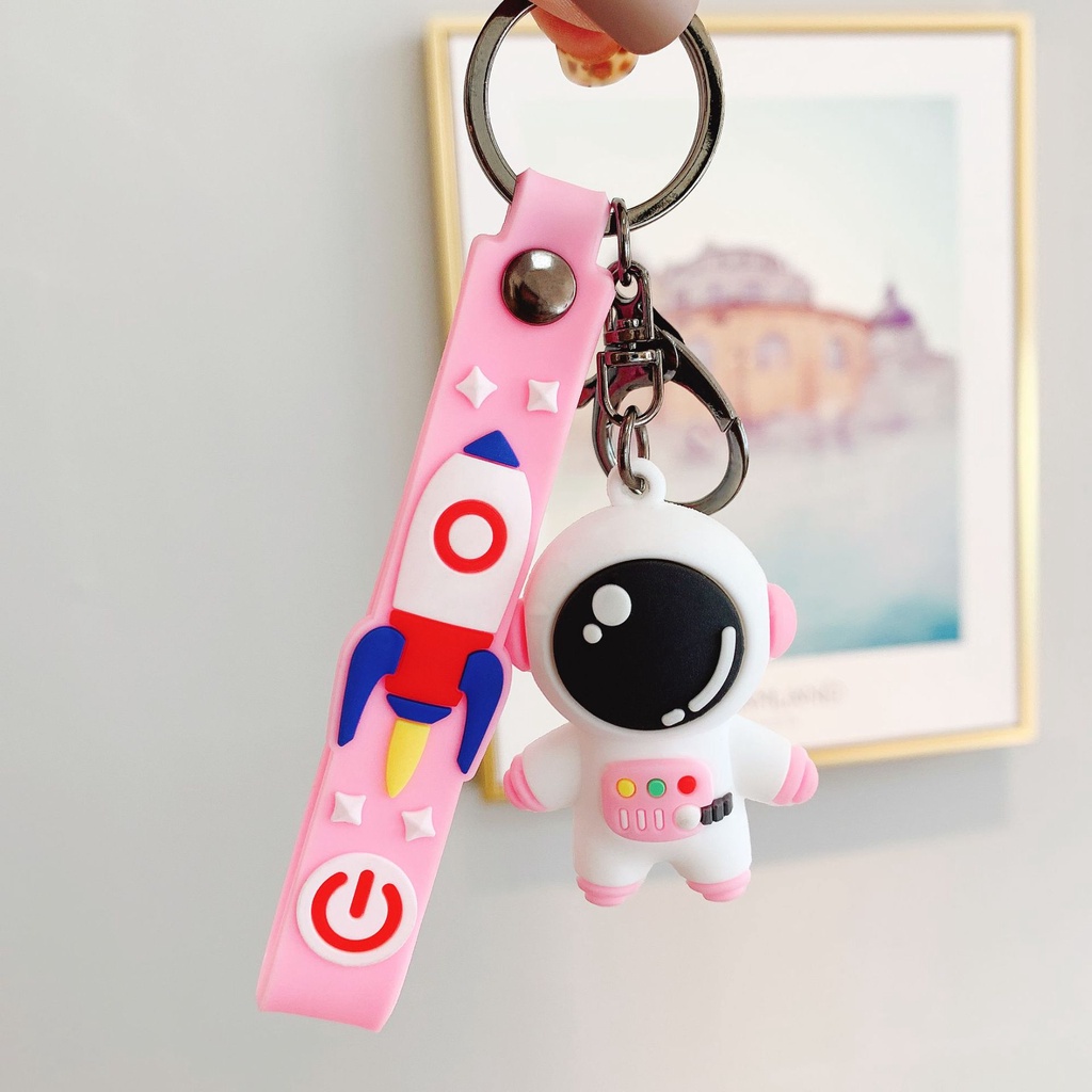 Móc Khóa Hình Phi Hành Gia Hoạt Hình Sáng Tạo