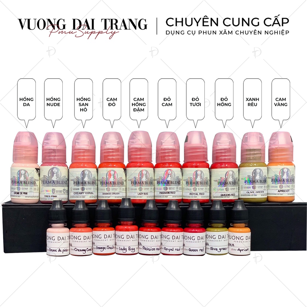 [CHÍNH HẴNG] Mực Perma Blend mini 5ml,Fullsize 15ml