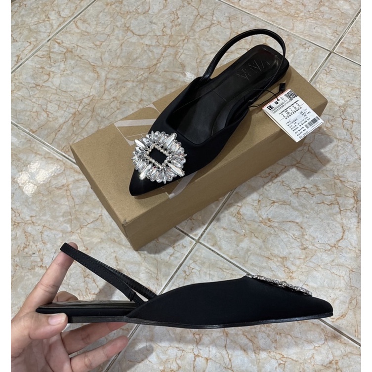 Dép Zara Xuất Xịn Đá Sáng Sang Trọng Size 37 38