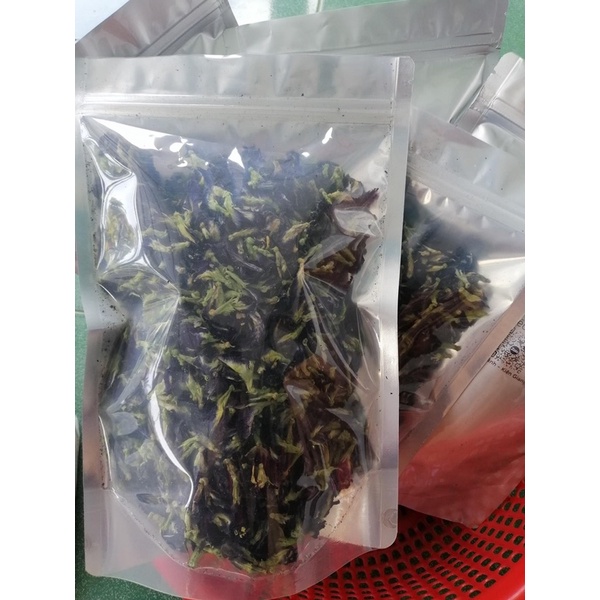 Hoa đậu biếc 100gr sấy khô đẹp xanh thơm mới