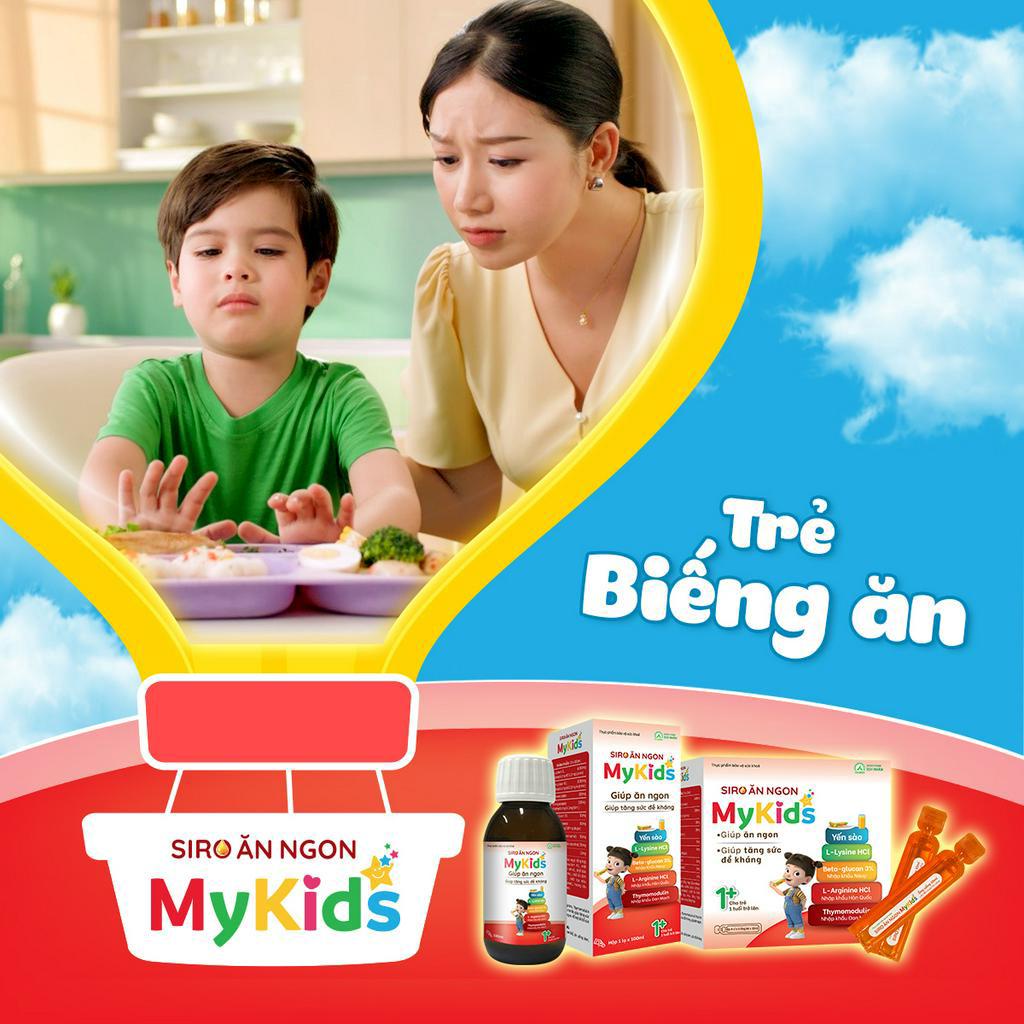 SIRO ĂN NGON MYKIDS - Si rô hỗ trợ bé ăn ngon miệng, tăng sức đề kháng.