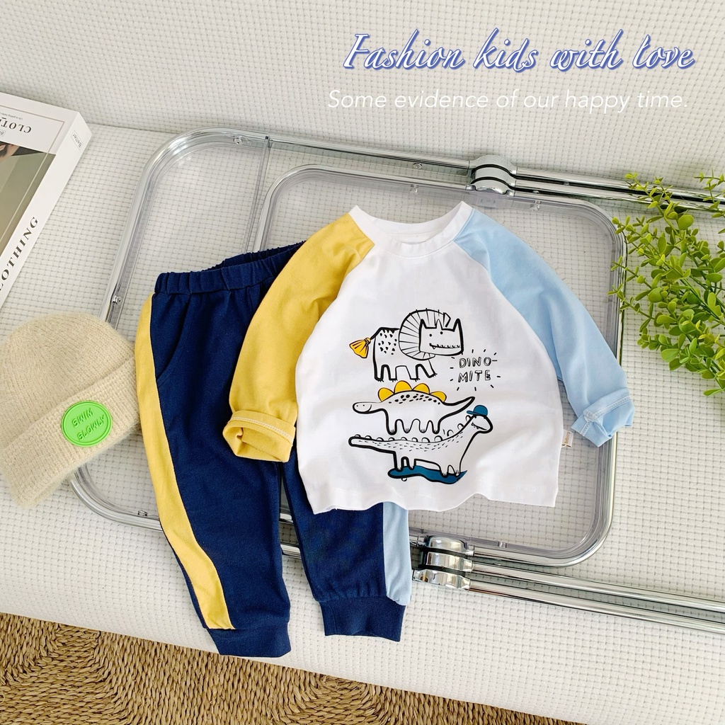 Bộ thu dài tay khủng long gaplang BEBOONG