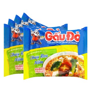 Mì Gấu Đỏ Chay rau nấm 63g