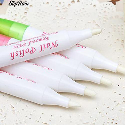 [Hàng mới về] Bút Tẩy Vết Sơn Lem Trên Móng Tay Có 3 Đầu Thay Thế