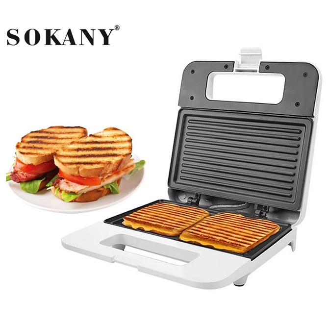 Máy Nướng Bánh Mì Kẹp Nướng Bánh Sandwich Làm Bánh Waffle, Rán Trứng Xúc Xích