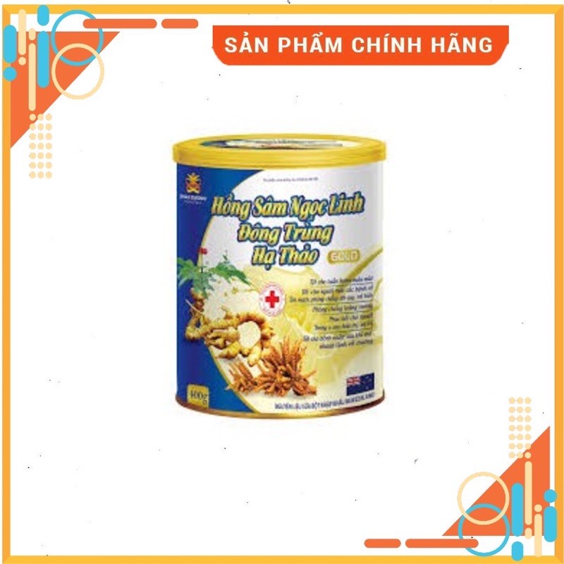 [400g hàng chính hãng] sữa bột Hồng sâm Ngọc linh đông trùng hạ thảo