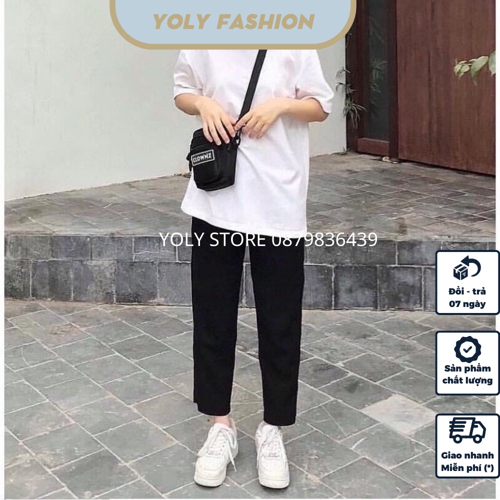 Quần Kaki Trơn Baggy xuông chất đẹp, Quần kaki nam nữ chất đẹp
