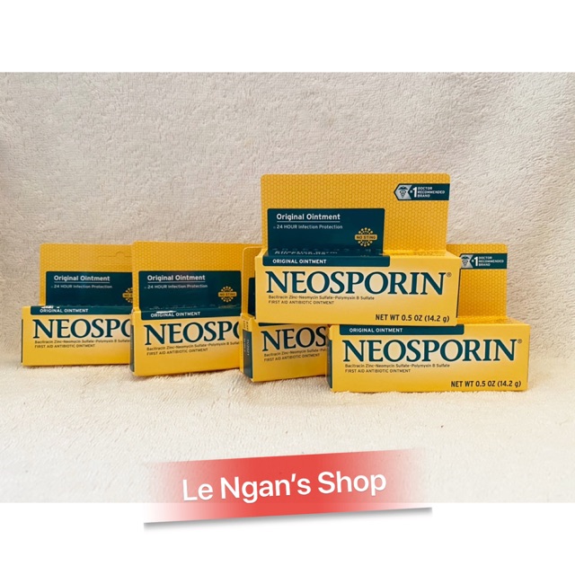 [HÀNG MỸ AIR BILL] Kem mỡ Neosporin 14,2gr.