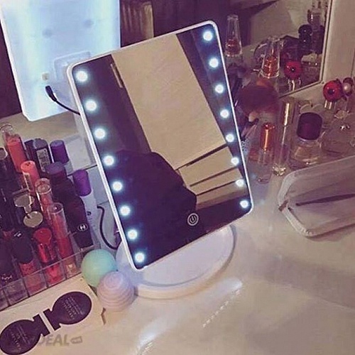 GƯƠNG ĐỂ BÀN CÓ ĐÈN LED tiện dụng giá tại xưởng(thegioidogiadung92)