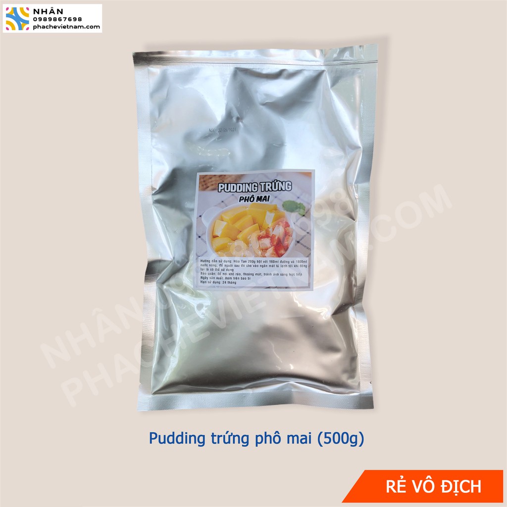 Pudding trứng phô mai