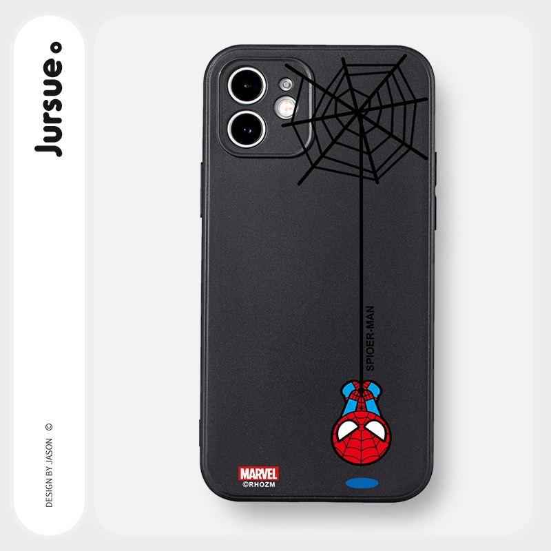Ốp lưng JURSUE chống bẩn hoạt hình dễ thương đẹp cho iPhone 13 12 11 Pro Max SE 2020 X XR XS ip 8 7 6 6S Plus kute Y331