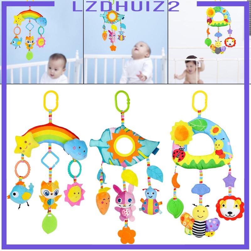 Đồ Chơi Treo Xe Đẩy Em Bé Hình Động Vật