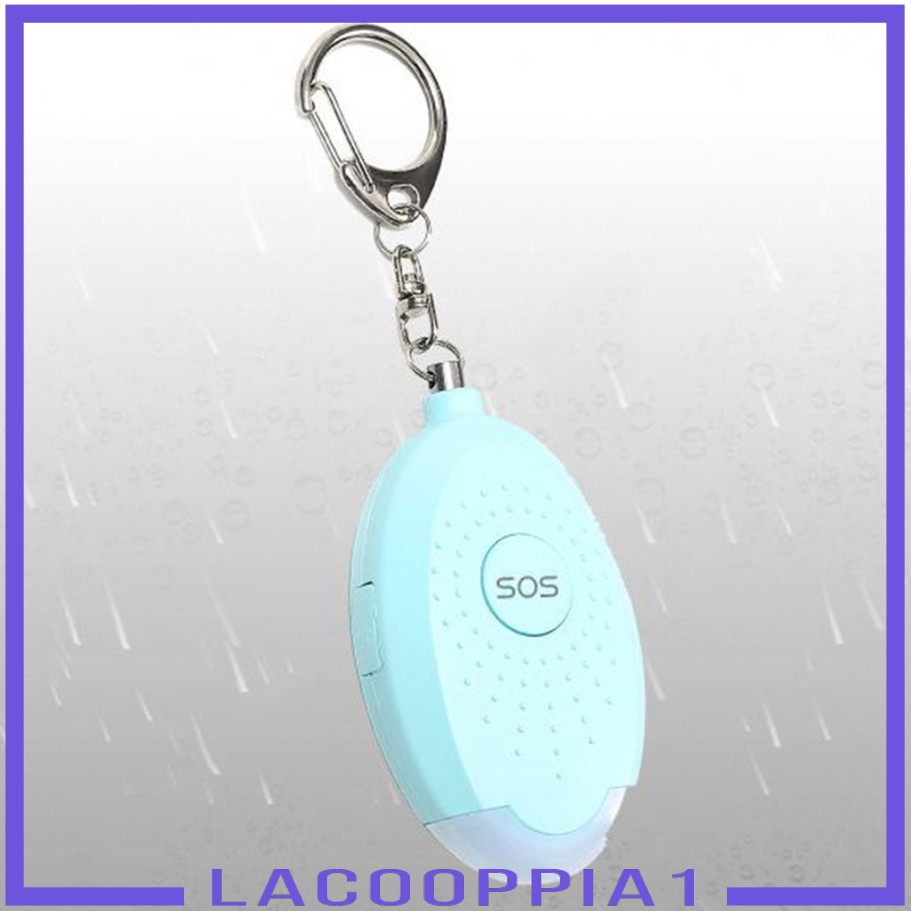 [Lacooppia1] Móc Khóa Báo Động Tự Vệ Có Đèn LED 130db