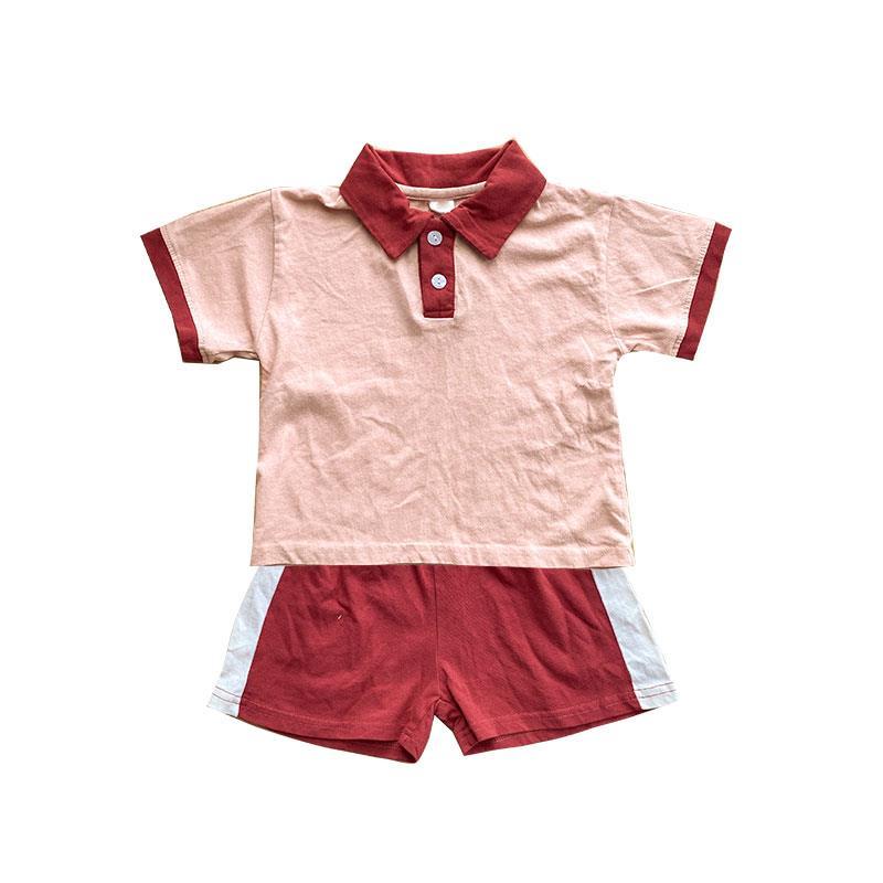 Set áo thun ngắn tay + quần short phong cách Hàn Quốc dành cho bé gái