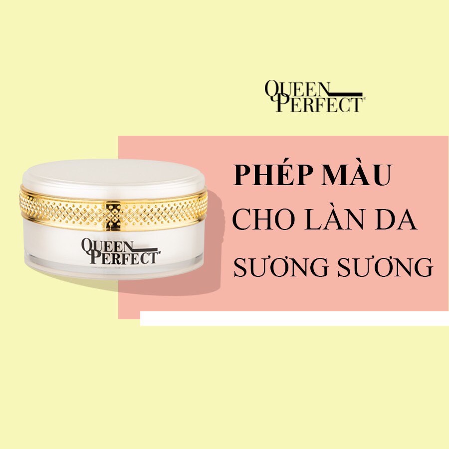 Kem body trứng kích trắng Queen Perfect dưỡng trắng mềm mịn da, cấp ẩm, làm đều màu da, xóa thâm sạm, chống lão hóa da