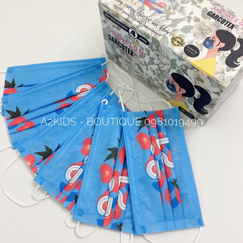 [Phiên Bản Giới Hạn - TẾT 2021] Khẩu Trang Cao Cấp 4 Lớp Họa Tiết Tết FASHION GARCOTEX MASK ISO 9001 | BigBuy360 - bigbuy360.vn