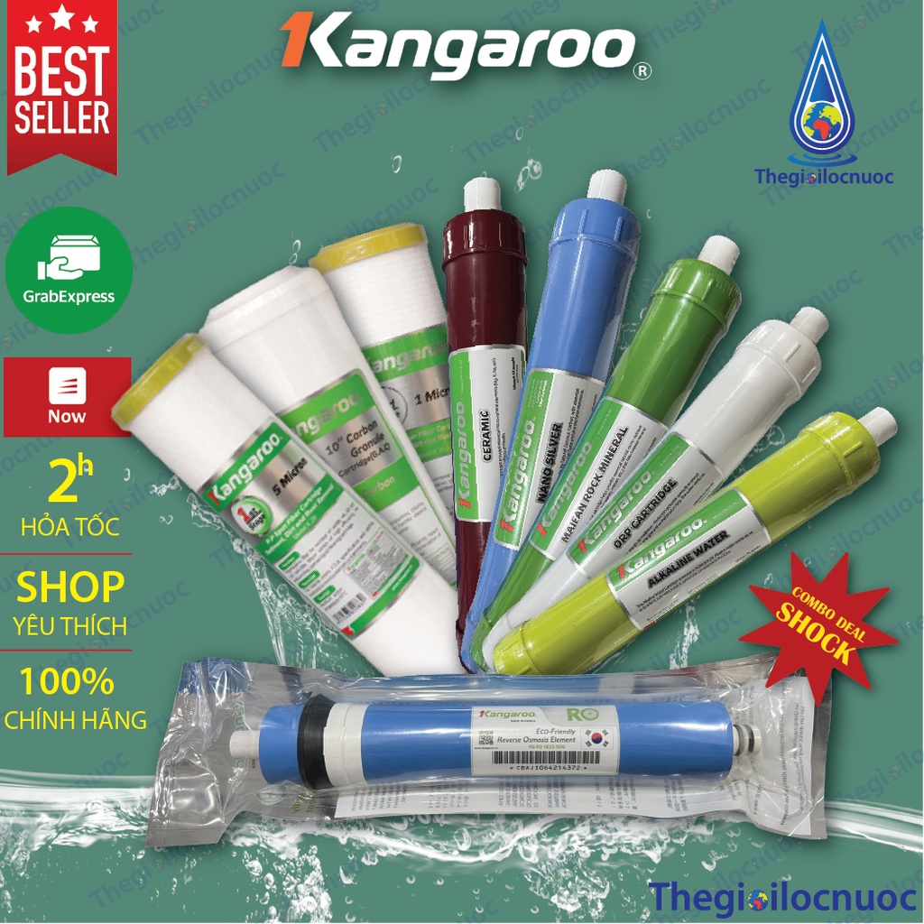Bộ lõi lọc nước KANGAROO từ 1 đến 9