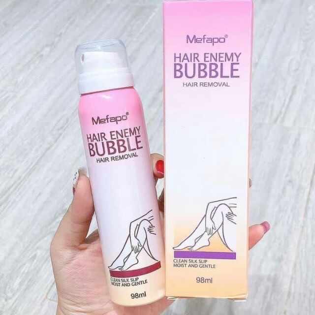 Xịt tẩy lông dạng bọt Mefapo Hair Enemy Bubble