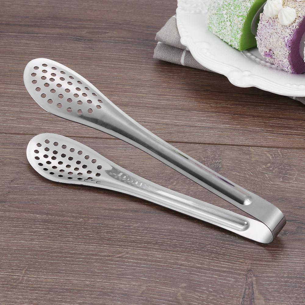 Kẹp Gắp Thức Ăn Bằng Thép Không Gỉ Chống Nóng