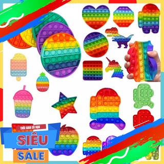 pop it Đồ Chơi Bóp Bong Bóng Giải Tỏa Stress Bằng Silicon